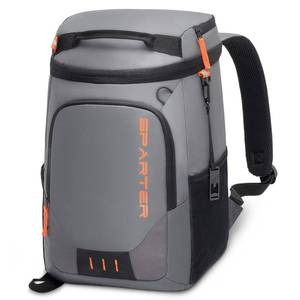 lot 11099 image: SPARTER Backpack Cooler Insulated Leak Proof 33 Cans, 2 Insulated Compartments Thermal Bag, Portable Lightweight Beach Travel Camping Lunch Backpack for Men and Women