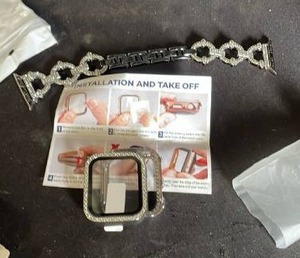 lot 12411 image: Apple Watch Band Specialist Kit with Diamond Case