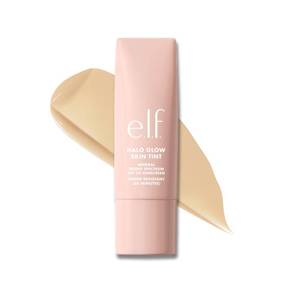 lot 12451 image: e.l.f. Halo Glow Skin Tint SPF 50, Tinted Moisturizer For Light, Buildable Coverage, Creates A Natural Glow, Vegan & Cruelty-Free, 4 Light Neutral