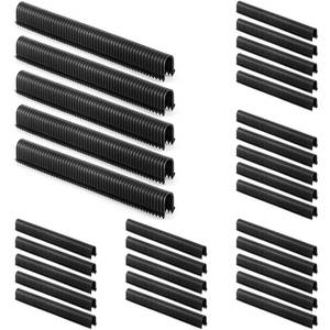 lot 13140 image: Beeveer 1650 Pcs Pex Pipe Staple for Foamboard Stapler 1.65�� Staples for 1�� and 2�� Foam Board, Binding Various Floor Heating Pipes, Black (Pex Stapler Not Included)