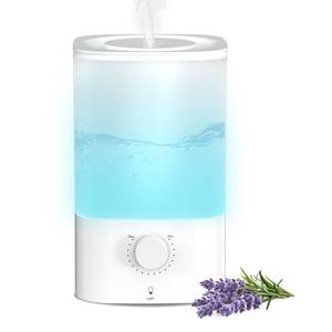 lot 13141 image: Electactic Top-Fill Cool Mist Bedroom Humidifier for Plants & Baby Nursery, 3.2L Large Capacity for up to 40H Runtime, Ultra Quiet