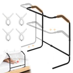 lot 13169 image: Blanket Lifter for Feet Under Mattress with 4 Clips��Extra-wide Foot Tent Keep Blankets Off Feet, Height Width Adjustable Bed Cradle Lift Bar Sheet Support for Enhanced Foot Toe Leg and Knee Comfort