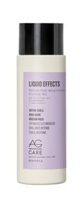 lot 14055 image: AG Care Liquid Effects Medium-Hold Weighless Styling Gel - Long-Lasting Hold, Shine & Humidity Resistance - Enhances Natural Curl, 8 Fl Oz