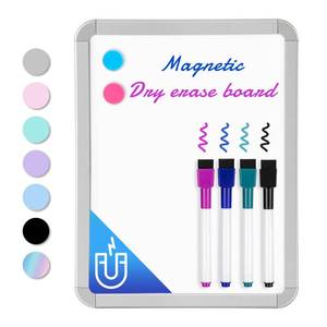 lot 14077 image: VUSIGN Small Dry Erase Whiteboard, 8.5 x 11 Inches White Board for Kids, Students, Fridge, Locker, Mini Dry Erase Board