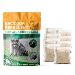 lot 14431 image: Natural Raccoon Repellent Granules �� 8-Pack (25g per Bag)  Eco-Friendly, Non-Toxic & Long-Lasting Protection with Garlic, Peppermint & Wintergreen Oils  Safe for Pets and Children