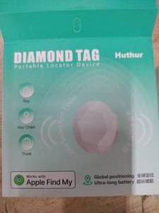 lot 14470 image: Diamond Tag Bluetooth Item Tracker Set with Keychains