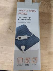 lot 14471 image: Electric Heating Pad with Digital Controller