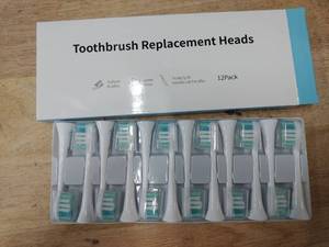 lot 14475 image: Electric Toothbrush Replacement Heads 12-Pack