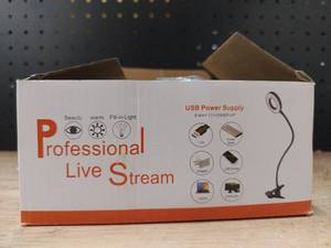 lot 14477 image: Professional Live Stream USB LED Desk Lamp with Adjustable Lighting