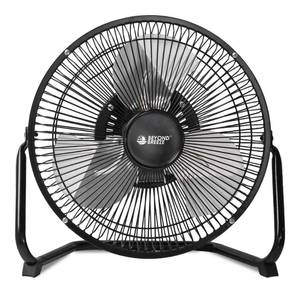 lot 19424 image: BEYOND BREEZE Floor Fan 9 Inch, 3-Speed Portable Metal Fan with Adjustable Tilt, Quiet Small Cradle Floor Fan for Home, Office, Bedroom