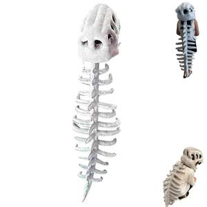 lot 19428 image: Lshnrd Wearable Dinosaur Skeleton Plush,Realistic 3D Skeleton Design Dinosaur Skull Outfit,Halloween Themed Costume