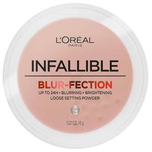 lot 20004 image: LOreal Paris Infallible Blur-fection Longwear Loose Setting Powder, Blurring Face Powder With Up to 24HRs of Wear, Translucent Medium Deep, 1 Kit