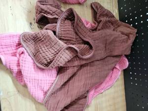 lot 20428 image: Cotton Gauze Baby Swaddle Blankets Set