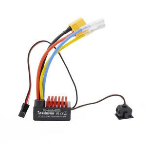 lot 20448 image: YSIDO 60A Brushed ESC Electronic Speed Controller Waterproof for 110 RC Car RC Boat for use with 540550 Motors (XT60 Plug)