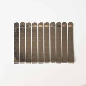 lot 20469 image: HONEYSEW Sewing Clips With 3 Inches Measurement Ruler - Stainless Steel Hemming Quilting Supplies Fabric Clips (9PCSPack)