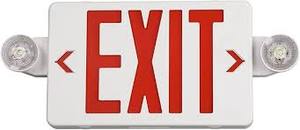lot 1681 image: TANLUX LED Exit Sign TL-EX01RE-1 Red Emergency Light Fixture