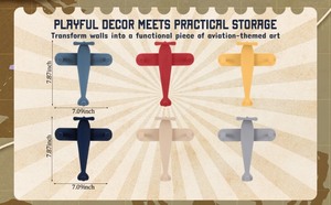 lot 1694 image: Wooden Toy Airplane Model