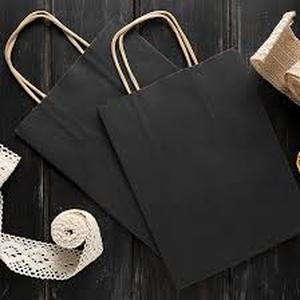 lot 1696 image: Box of small black gift bags
