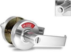 lot 4345 image: Privacy Indicator Push Button Door Lock ADA Compliant