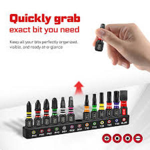 lot 4350 image: Professional Screwdriver Bit Set with Storage Case
