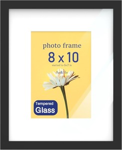 lot 5491 image: A8x10 Black Picture Frame