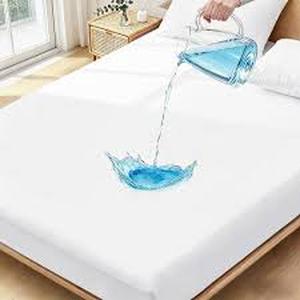 lot 5492 image: Waterproof Mattress Protector 73x44 in color white