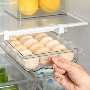 lot 5521 image: Refrigerator Drawer Egg Box Storage Container