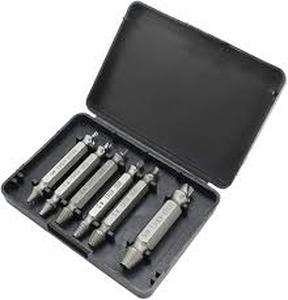 lot 6311 image: MAZING Damaged Screw Extractor Set, 6PCS Stripped Screw Grab Kit, Easy Removal of Rusty & Broken Screw, Hardware Gifts for Men Easy Out Remover and Extractor, Broken Stripped A Screw Extractor