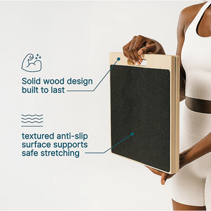 lot 11035 image: Adjustable Wooden Slant Board For Calf Stretching Stand Needs Screwed In