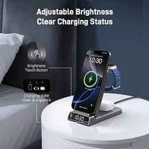 lot 11060 image: ELECDOV Magnetic 3-in-1 Foldable Wireless Charging Station