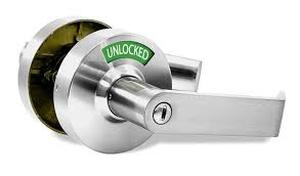 lot 11066 image: Privacy Indicator Door Lock with Handle