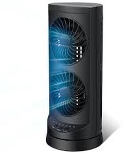 lot 11068 image: Tower Fan Model DFT04-1 Dual Blade Electric Cooling Fan