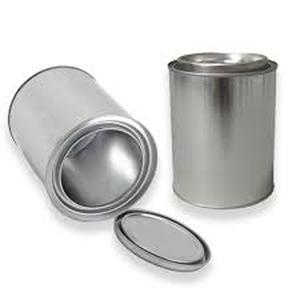 lot 14022 image: HAOZIJIE 2 Pack Empty Metal Paint Cans with Lids,Paint Storage Containers for Leftover Paint,Empty Pint Paint Cans With Lids for DIY and Paint Storage and More