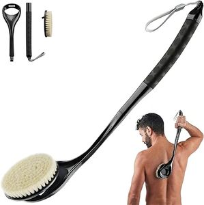 lot 14423 image: Body Brush with Long Handle for Back Scrubbing