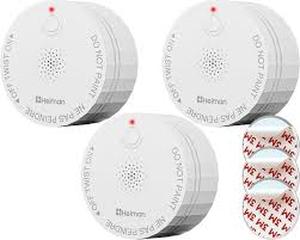 lot 20408 image: Heiman Photoelectric Smoke Alarm 3-Pack