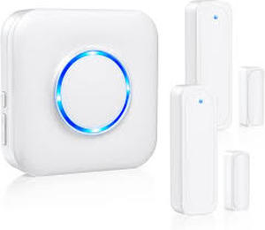 lot 20409 image: SATISURE Wireless Door Chime System with Sensor