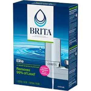 lot 20410 image: Brita Elite Water Filter System with Chrome Faucet Mount