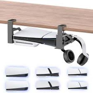 lot 20412 image: P5 Under Desk Holder Gaming Console Stand