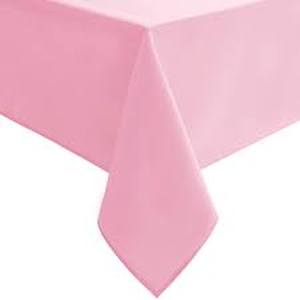 lot 20426 image: Hiasan 2 Pieces Pink Tablecloths 54 x 80 Inch