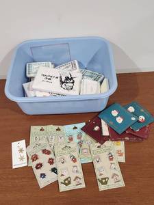 lot 237 image: Stamping Supplies Collection with Archival Ink and Decorative Stickers