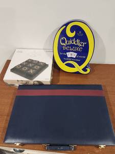 lot 255 image: Board Game Bundle Collection with Backgammon Set