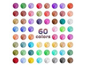 lot 37239 image: Mica Powder, 60 Color Resin Pigment, Natural Cosmetic Grade Shimmer Mica Powder for Epoxy ResinBath BombsCandleQuicksandSoapLip GlossSlime. Candle Dye, Soap Making Dye - Retail $14