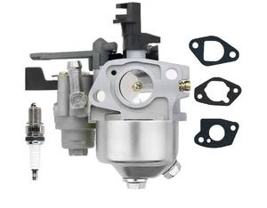 lot 37279 image: Carburetor & Spark Plug for Craftsman Costco Husqvarna PW3200 2800PSI 3000PSI 3200PSI 3300PSI XR550 Series 208cc Lawn Mower Generator Water Pumps Pressure Washer Engine with Gasket Carb kits - Retail $20