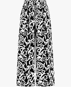 lot 37287 image: Womens Pants Elastic Waist Floral Lightweight Palazzo Pants for Women Casual Lounge Wide Leg Pants Woman - Retail $33