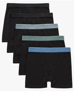 lot 37351 image: Hanes Originals Ultimate Supersoft Boys Boxer Brief Underwear, Assorted, 5-pack - Retail $12