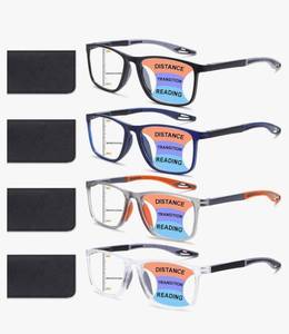 lot 37387 image: 4 Pack Progressive Multifocal Reading Glasses for Men Women TR90 Sports Style Anti-Blue Light Computer Readers - Retail $22