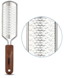 lot 37405 image: Professional Pedicure Foot File, Colossal Stainless Steel Detachable Foot Scrubber, Hard Skin Removers Pedicure Rasp for Wet and Dry Feet - Retail $10