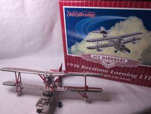 Ertl Collectibles 1936 Keystone Loening LTD 1:48 Scale Airplane Bank