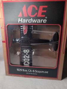 lot 1301 image: Ace Hardware 1929 Buhl CA-6 Sesquiplane Die-Cast Model Aircraft