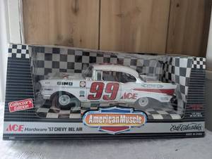 lot 1500 image: Ertl American Muscle 1957 Chevrolet Bel Air ACE Hardware Diecast Model Car